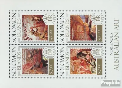 Produktbild von Briefmarken Salomoninseln 2013 Mi 2307-2310 Kleinbogen (kompl. Ausg.) postfrisch Kunst