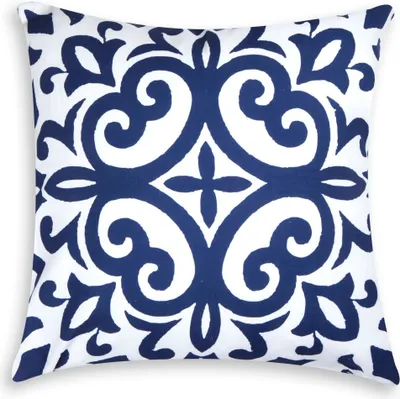 Image de Excelsa Coussin décoratif Indaco Coton 45x45x16 cm Multicolore