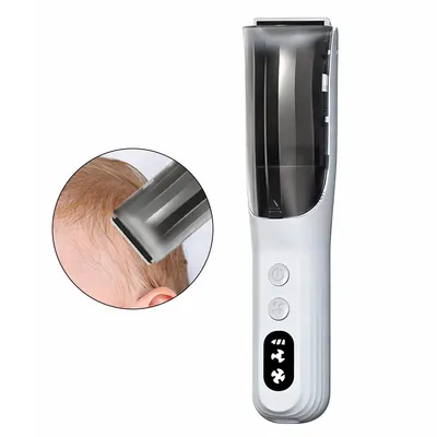 Produktbild von Elektrischer Haarschneider für Babys, Führungskamm, wasserdichter tragbarer Haarschneider,USB-C Schnellladung, geräuscharm,Keramikklinge