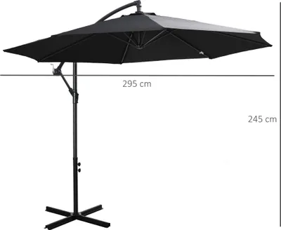 Produktbild von Sonnenschrim Ampelschirm Sonnenschirm mit Kurbel