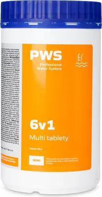Obrázok produktu pre Multi bazénové tablety 6v1 20g 1kg