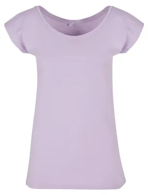 Image de Build Your Brand - T-shirt à large encolure pour femmes LT3457 (4XL) (lilas)