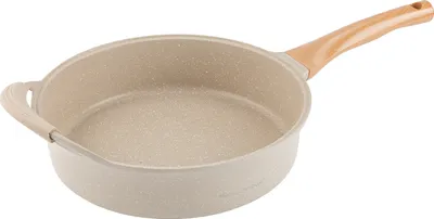 Obrázek produktu pro Vysoká hliníková pánev FLORINA OSLO 28 cm I Keramický nepřilnavý povrch I Ergonomická měkká rukojeť I Žáruvzdorná | pánev je vhodná na indukční, plynové i elektrické sporáky