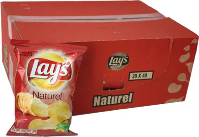 Produktbild von Lay's - Chips Naturel Bag 40gr | 20 Teile