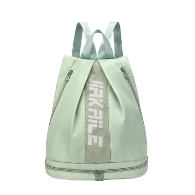 Produktbild von Rucksack, Sporttasche mit Schuhfach, verstellbarem Schultergurt, Reißverschluss, große Kapazität, Reisetasche, tragbar, für Damen und Mädchen, Outdoor-Sport, Reisetasche, Sportzubehör