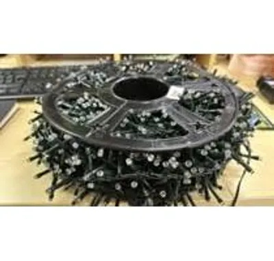 LED-Lichtschnur 50 m, 2000 LEDs, 8 Modi, Timer, warmweiß, IP44
