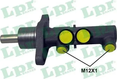 Produktbild von LPR 1763 Bremszylinder Hauptbremszylinder für VW GOLF VI (5K1) Golf V Schrägheck (1K1) GOLF PLUS (5M1, 521) für AUDI A3 Sportback (8PA) für SKODA