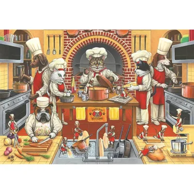Produktbild von ANATOLIAN Puzzle Tierküche 500 Teile