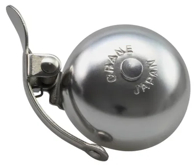 Image de Sonnette CRANE CR-MSZAC-SL - Mini SUZU Bell (Ahead Cap) - Matte Silver