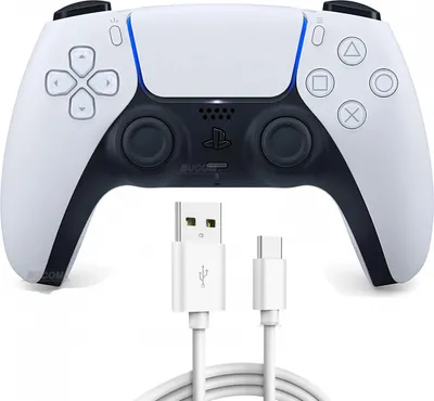 Produktbild von 2 meter USB-C zu USB-A Ladekabel für Playstation 5 Dualsense Controller Smartphone