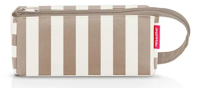 Produktbild von reisenthel fold case, Kulturbeutel, Kosmetiktasche, Beauty Case, Summerstripes Coffee, 1,5 L, MN6056
