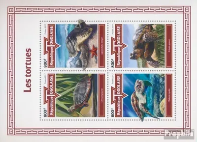 Produktbild von Briefmarken Togo 2017 Mi 8705-8708 Kleinbogen (kompl. Ausgabe) postfrisch Schildkröten