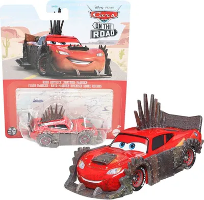 Produktbild von Mattel Disney Cars On The Road - Road Rumler Lightning McQueen Punk Rot Tuning HKY40
