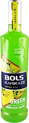 Produktbild von Bols Kamikaze Green Likör Zitrone & Kiwi 0,5L 30% vol.