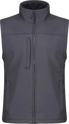 Produktbild von Regatta Mens Flux Softshell-Weste, wasserabweisend, winddicht RG1493 (XL) (Mittelgrau)