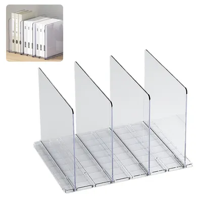 Produktbild von Transparente Acryl-Aufbewahrung für Handtaschen, 4-Fächer, praktischer Organizer für Schrank zur Aufbewahrung von Taschen und Handtaschen.
