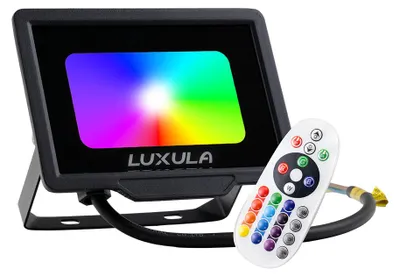 Obrázok produktu pre LUXULA LED reflektor 30 W, RGBW, čierna, stupeň krytia IP65
