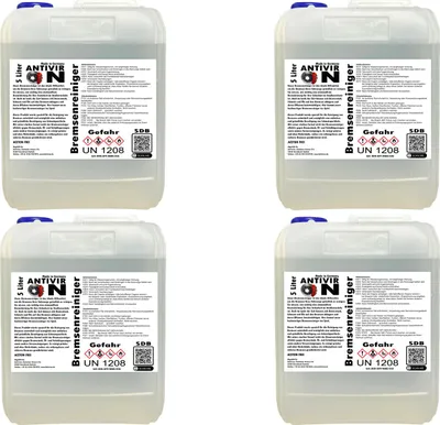 Produktbild von Antiviron 20L Bremsenreiniger KFZ Teile Bauteile Reiniger ohne Aceton 4x5L