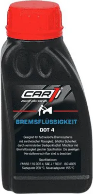 Produktbild von CAR1 Bremsflüssigkeit Bremsöl + BRAKE FLUID SAE J 1703 F ISO 4925 250ml