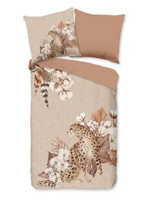 Zdjęcie produktu dla Muller Textiles 31074.02.13, Koc do nakrycia w zestawie, Poszewka na poduszkę dołączona