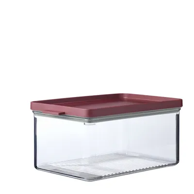 Produktbild von Mepal - Omnia Kühlschrankdose mit Deckel Rechteckig - Käsedose - Küchenorganizer & Aufbewahrungsbox - 2000 ml - Nordic Berry