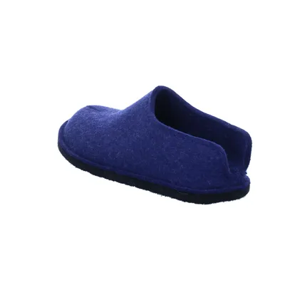 Produktbild von Haflinger Damen Herren Pantoffel Wollfilz Flair Smily 311013, Größe:37 EU, Farbe:Blau