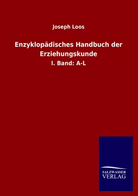 Produktbild von Enzyklopädisches Handbuch der Erziehungskunde
