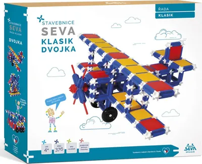Obrázek produktu pro Stavebnice KLASIK Dvojka plast 366ks
