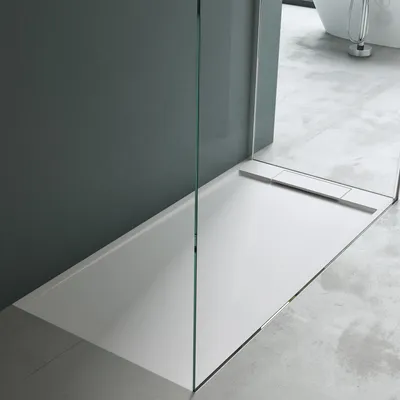 Produktbild von Mai & Mai Duschwanne Duschtasse aus Mineralguss BxTxH: 80x160x4cm Mineralgusswanne Weiß Matt Geoma04