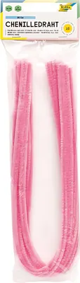 Produktbild von folia Chenilledraht (Pfeifenputzer) rosa 10 Stück