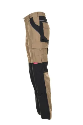 Produktbild von Arbeitshose Bundhose Plaline sand/schwarz Größe 48