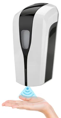 Image de Distributeur automatique de savon mural, 1 000 ml, distributeur à pulvérisation automatique avec capteur infrarouge, distributeur de désinfectant sans contact pour salles de bains, cuisines, hôtels et restaurants (Mousse-automatique-1000ml) Blanc