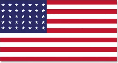 Image de Drapeau USA 48 étoiles 150 x 90 cm