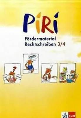 Produktbild von Piri Fördermaterial. Arbeitsheft Rechtschreibung 3./4. Sj.