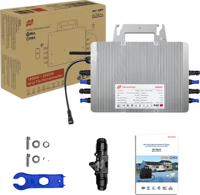 Zdjęcie produktu dla Mikroinwerter, wysoka wydajność, inteligentna łączność, falownik 2000 W, 230 V, 22-50 V