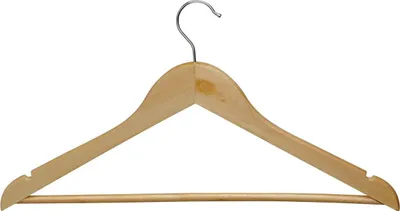 Produktbild von MAUL Kleiderbügel MAULmira Metall Holz 44.5 x 1.2 x 23 cm braun