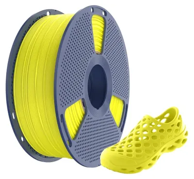 Obrázek produktu pro Filament pro 3D tiskárny, vysoká pružnost, snadné použití, žlutá barva