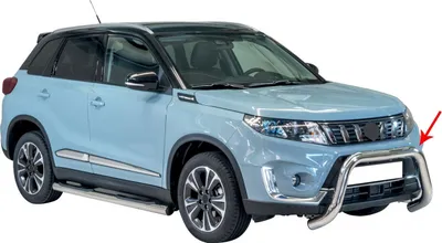 Image de Pare-buffle Avant pour Suzuki Vitara 2019-2025 76 mm en Acier Gris