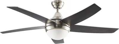 Produktbild von Lindby Deckenventilator mit Licht Auraya, leise, Stahl