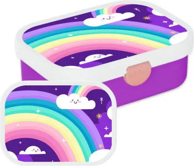 Produktbild von Mepal Campus Lunchbox Regenbogen – 750 ml – Lila Regenbogen