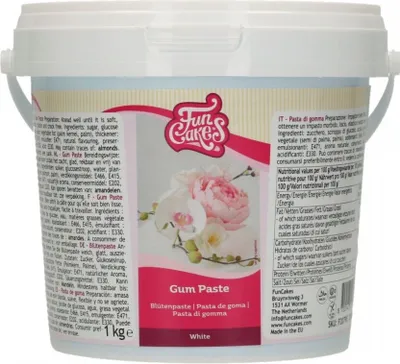 Zdjęcie produktu dla FunCakes Masa cukrowa Gum Paste, biała, 1 kg