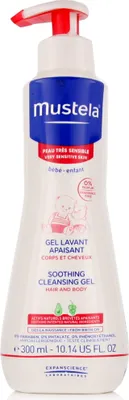 Immagine prodotto di Bébé Gel doccia Gel detergente lenitivo per capelli e corpo per bambini 300 - Mustela