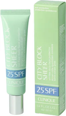 Obrázok produktu pre City Block Sheer Face Protector SPF 25 (denný ochranný krém na tvár bez oleja) 40 ml