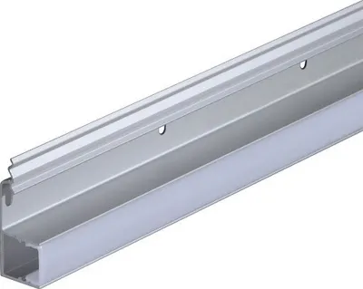 Produktbild von LED Clip aus Kunststoff grau inkl. Abdeckung (42 x 17 mm)