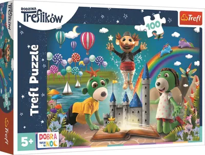 Zdjęcie produktu dla Puzzle Treflings: Bajkowy wieczór 100 elementów
