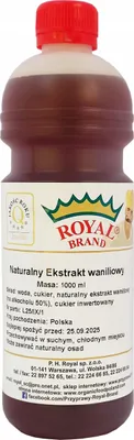 Obrázok produktu pre Prírodný vanilkový extrakt 1000 ml, vanilkový struk, vanilkové zrnká