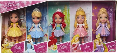 Produktbild von Disney Minipuppen Prinzessinnen 5er Set, 7,5 cm