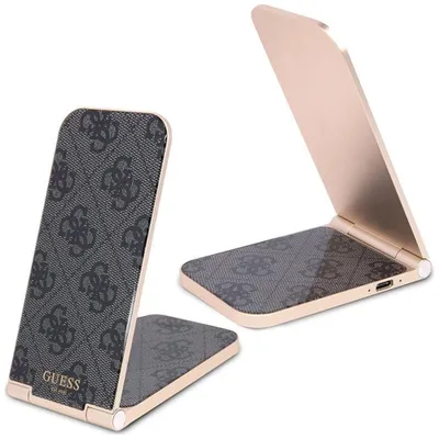 Produktbild von GUESS Magnetic Desk Charger - 4G Pattern -Black