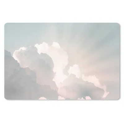Produktbild von MuchoWow® Mauspad Mousepad Himmel - Wolken - Sonne - Natur 27x18 cm - Mousepads - Maus Mat - Pad - Mausunterlage - Büroartikel - Desk Matten