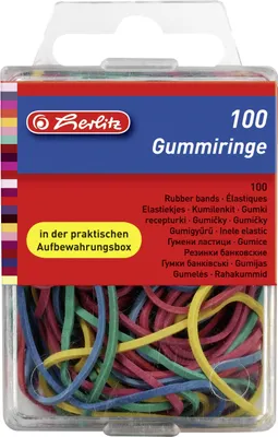 Produktbild von Herlitz Gummiringe 08770000 VE100
